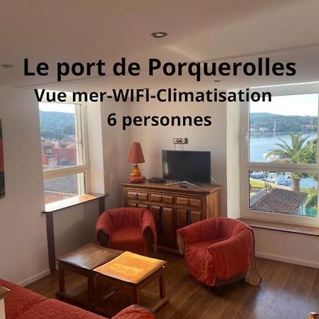 Ile De Porquerolles : T3 Climatise Vue Mer Bagian luar foto